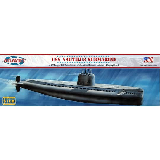 Atlantis&#xAE; SSN 571 Nautilus Submarine Plastic Model Kit